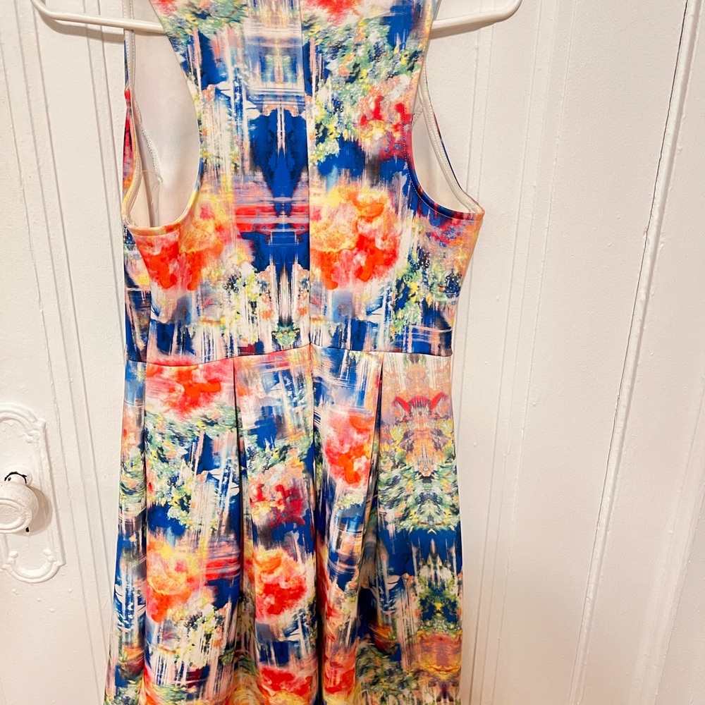 Colorful Abstract Women's Wedding Dress